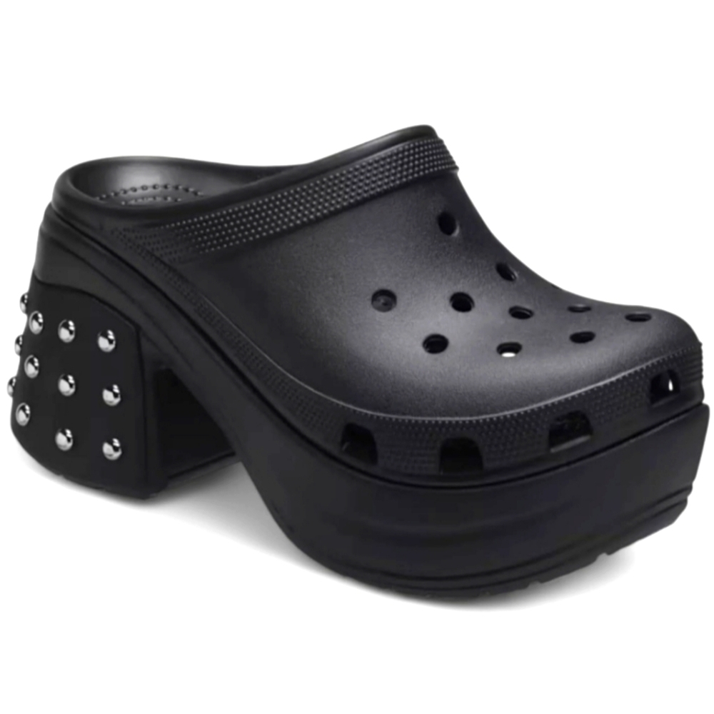 NEW! CROCS Unisex Siren Studded Slip On Platform Comfort Clog Mens 12 Womans 14.